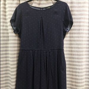 J. Crew navy dress